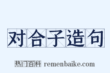 对合子造句是什么意思的图片